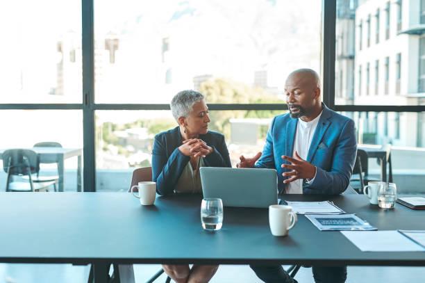 Professional business presentation and collaboration