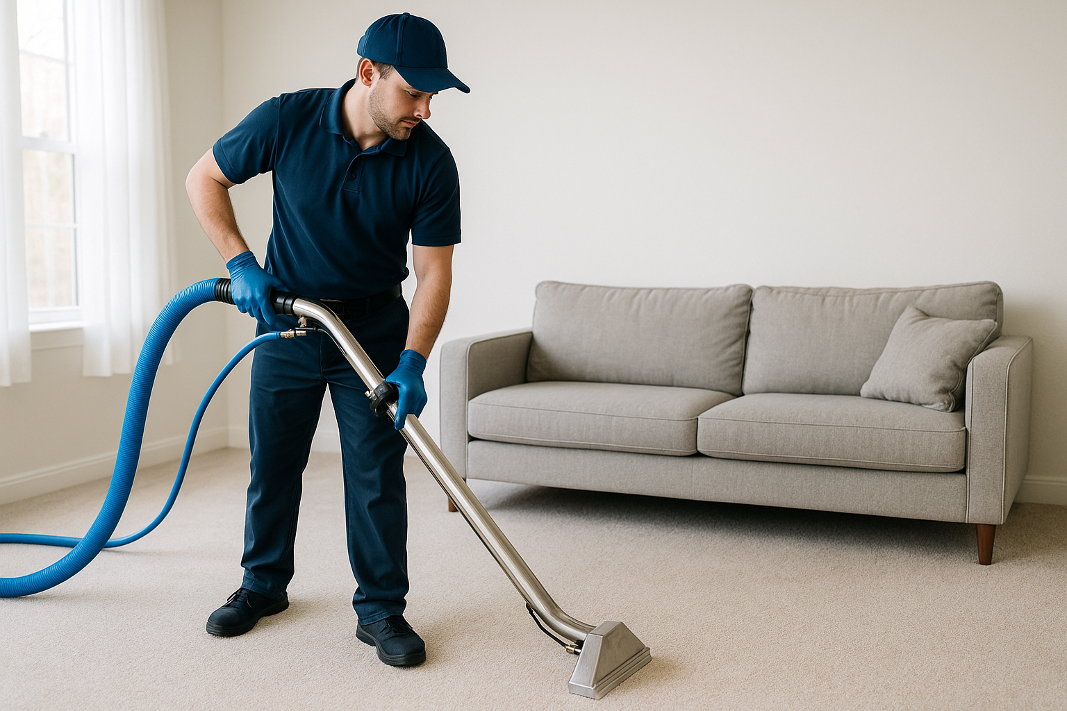 Teppichreinigung Leipzig – Sprühextraktion von Teppichböden