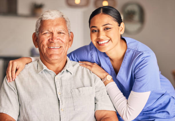 Qualified speech-language pathologist with patient
