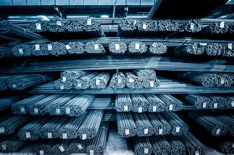 Steel Rebar and Reinforcement Materials Warehouse