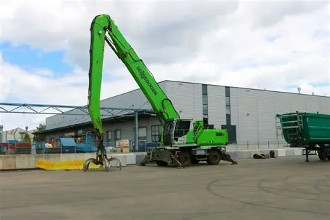 Sennebogen 835E Material Handler in operation