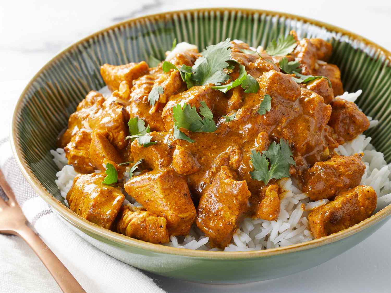 Delicious curry bowl
