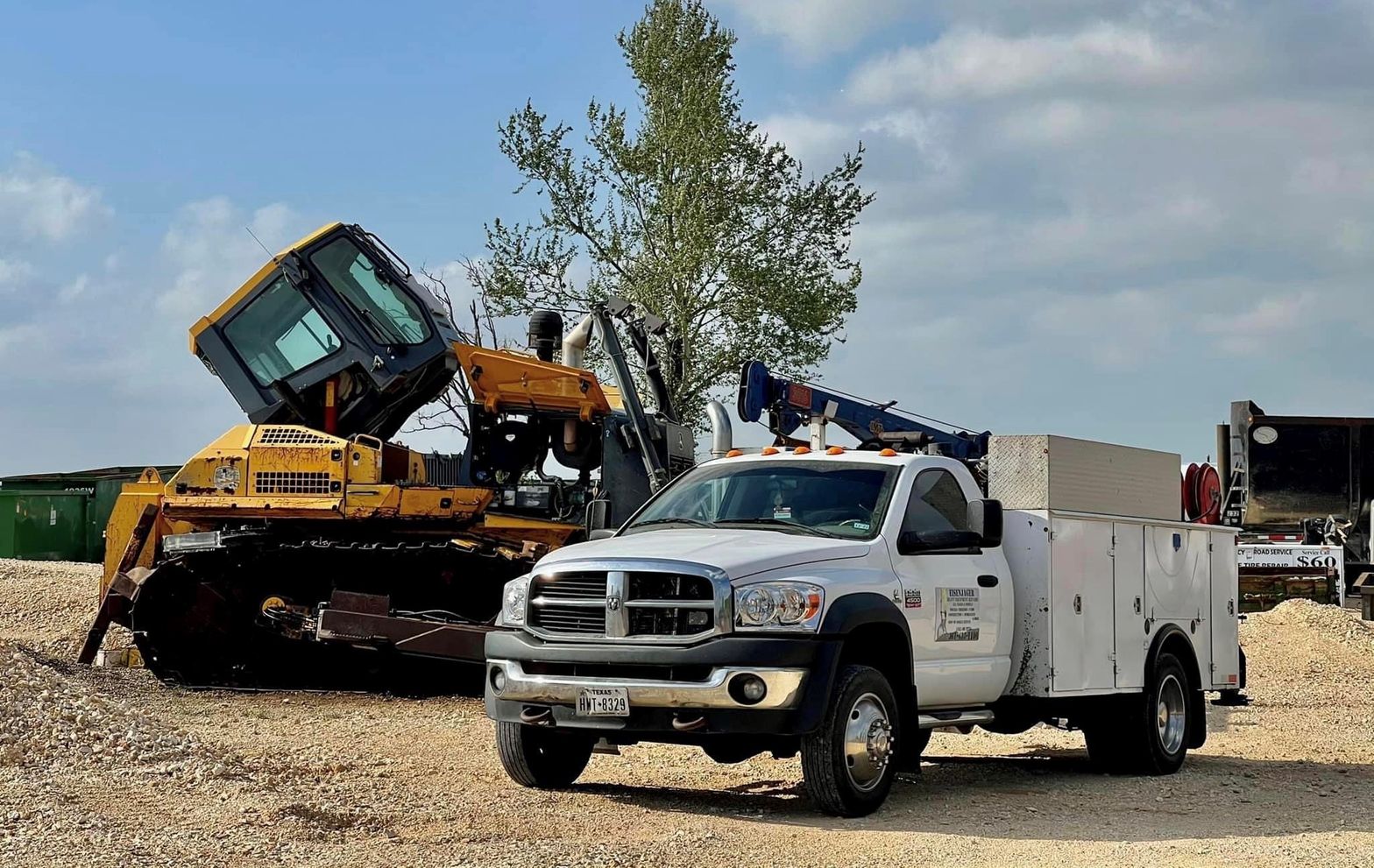 Equipment repair outsourcing and subcontracting benefits for construction companies