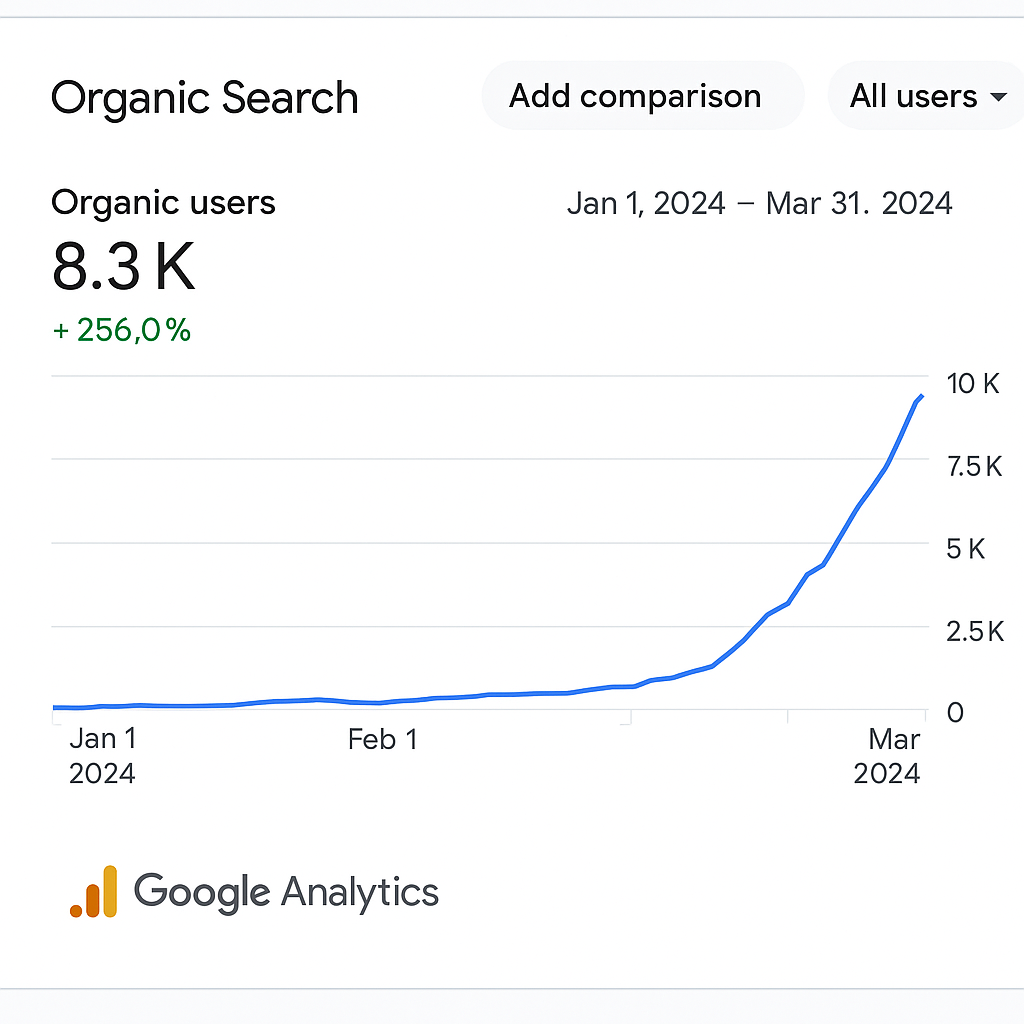 Google Analytics Growth Results