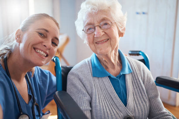 Occupational therapist working with patient on daily activities